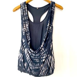 In Wear Charcoal Double Tank - Lightweight and Cool